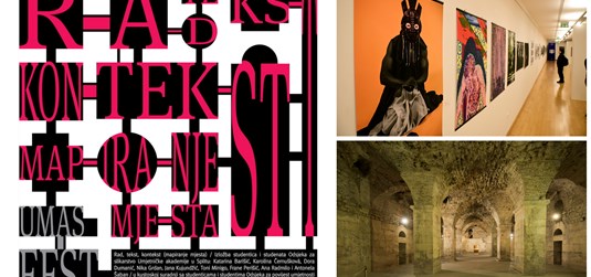 Izložba Rad, tekst, kontekst studenata Umjetničke akademije otvara se u podrumima Dioklecijanove palače